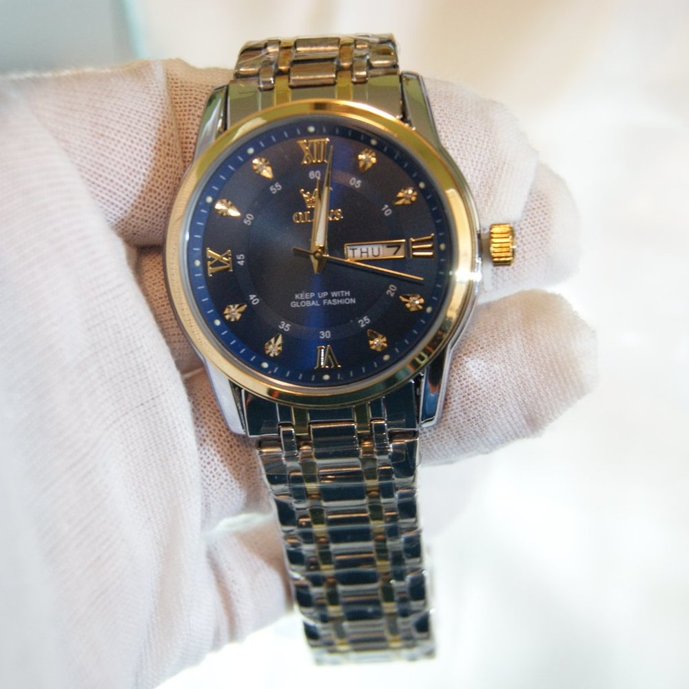 Olevs Men watch Blue dial
